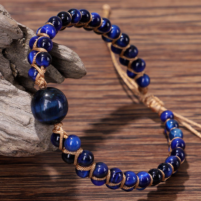 KarmaRipple's Divine Blue Tiger Eye Stone Protection Bracelet p7