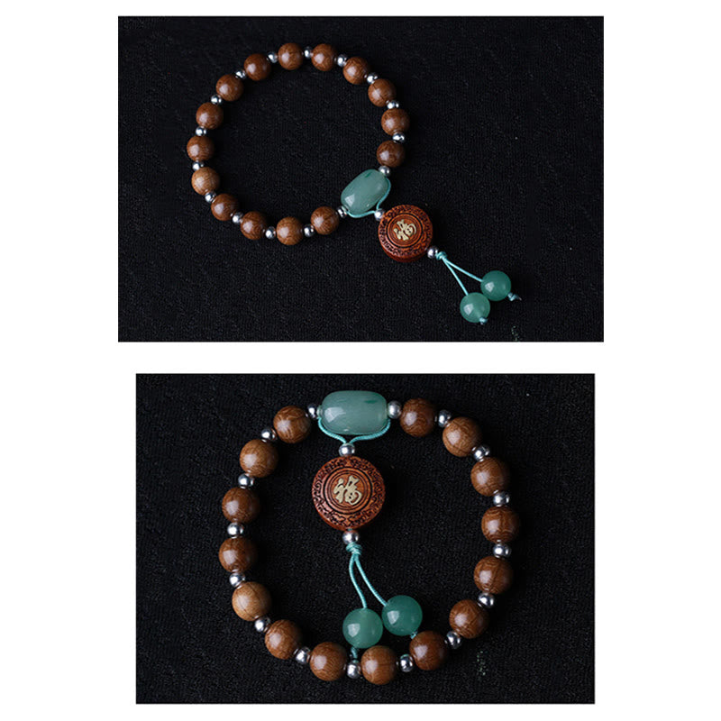 KarmaRipple's Abelia Biflora Wood Happiness Protection Bracelet p9