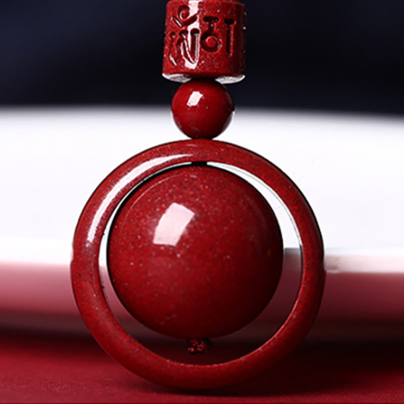 KarmaRipple's Cinnabar Om Mani Padme Hum PiXiu Blessing Fortunate Bead Pendant Necklace p27