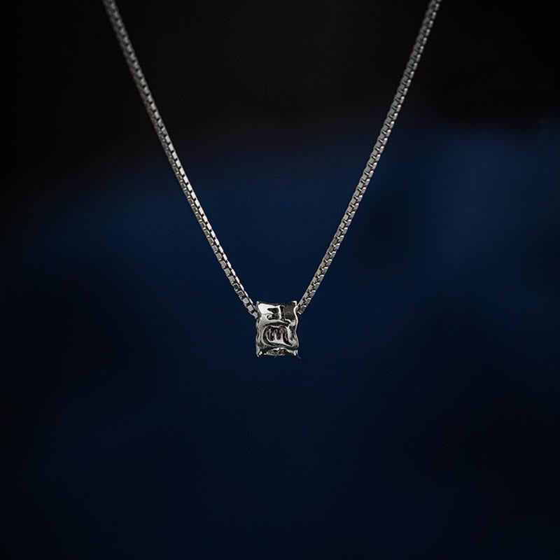 KarmaRipple's 925 Sterling Silver Tibetan Om Mani Padme Hum Engraved Love Focus Pendant Necklace p4