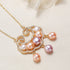 Chinese Lock Charm Pearl Charm 3.3*2.5cm