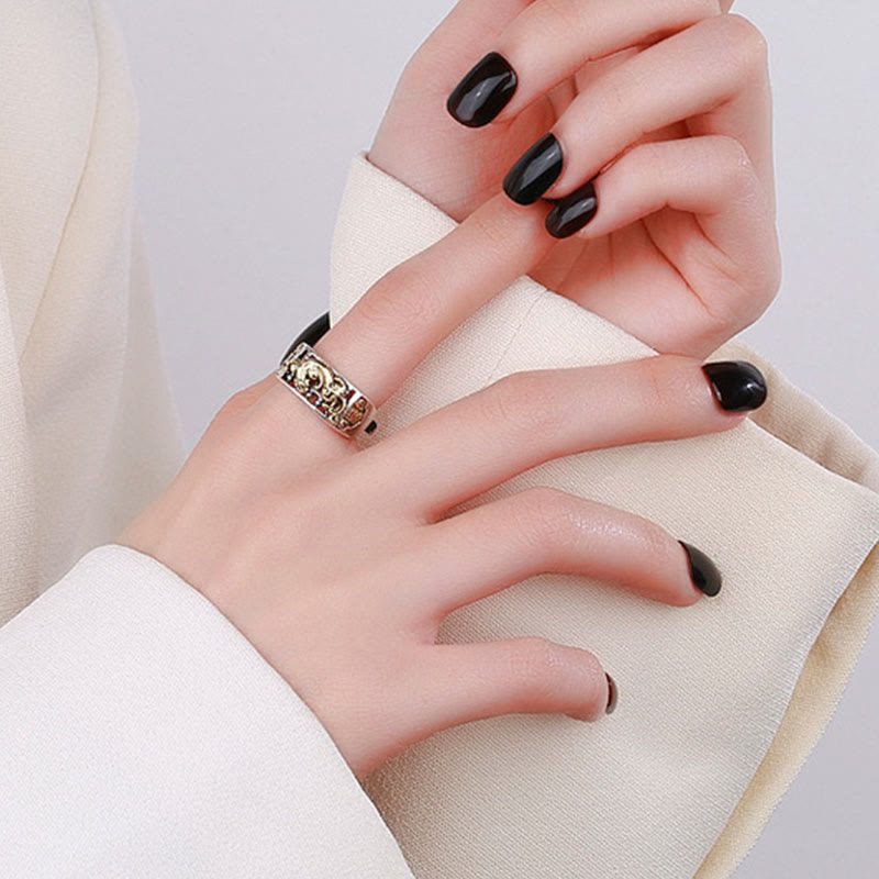 KarmaRipple's 925 Sterling Silver PiXiu Fortune Wealth Adjustable Ring p8