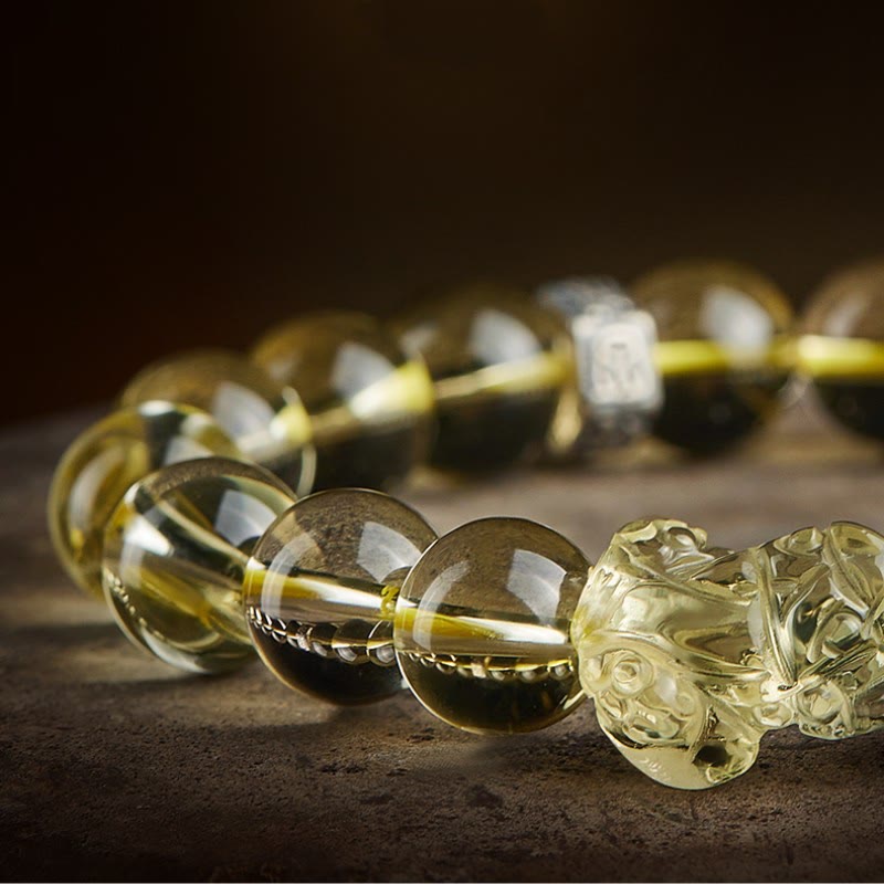KarmaRipple's Authentic Citrine Double PiXiu Tiger Eye Prosperity Protection Bracelet p6