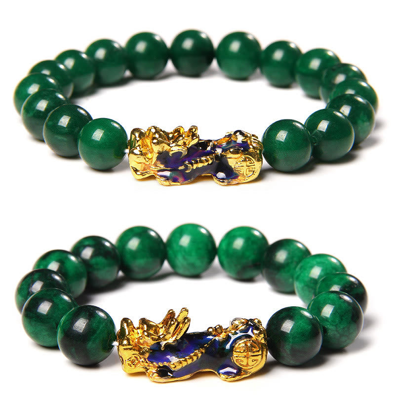 KarmaRipple's Pixiu Jade Abundance Protection Bracelet p5