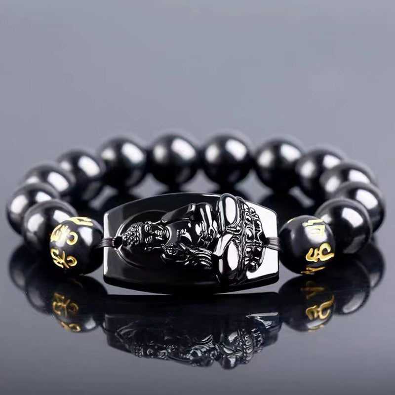KarmaRipple's Chinese Zodiac Obsidian Protection Bracelet p9
