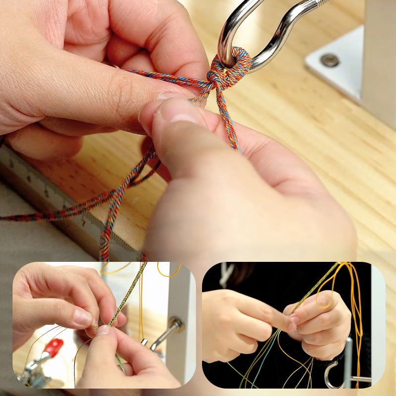 KarmaRipple's Handmade Tibetan Five God Of Wealth Dragon Scale Rope Fortune Braid Bracelet p13