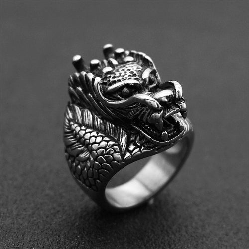 KarmaRipple's Dragon Balance Titanium Steel Ring