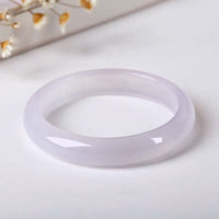 KarmaRipple's Authentic Purple Jade Soothing Protection Bracelet Bangle