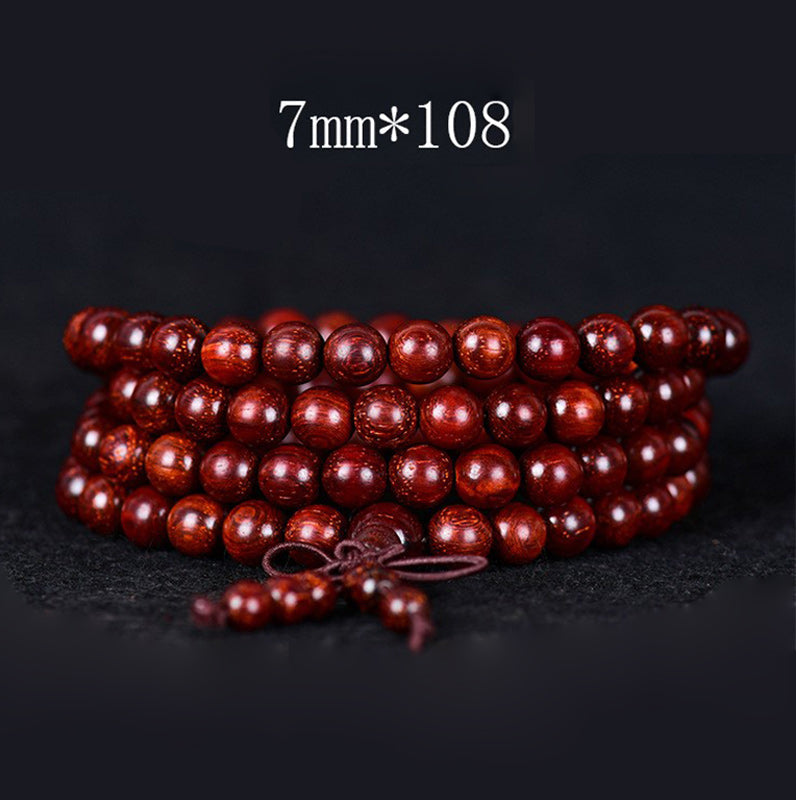 KarmaRipple's Tibetan Small Leaf Red Sandalwood Balance Bracelet p10