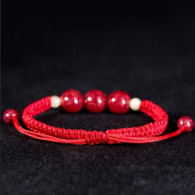 KarmaRipple's Cinnabar Blessing Red String Bracelet For Kids p9
