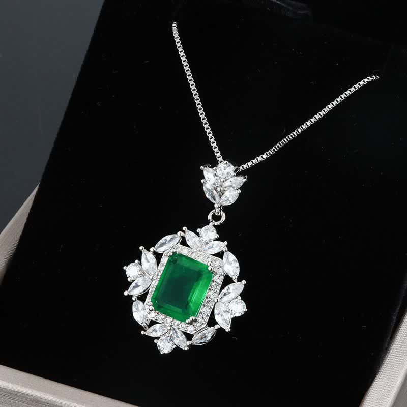 KarmaRipple's Emerald Gemstone Red Corundum Confidence Courage Ring Earrings Pendant Necklace p15