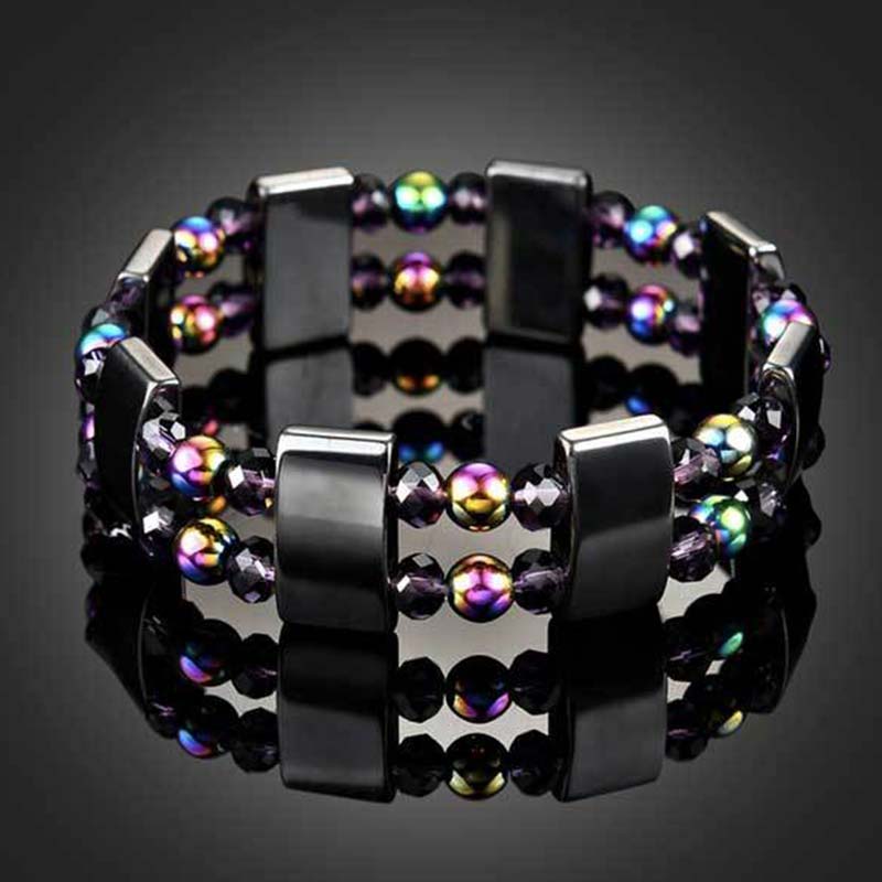 KarmaRipple's Rainbow Hematite Wellness Bracelet p2