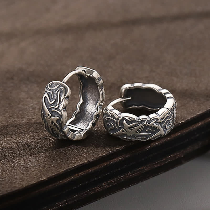 KarmaRipple's Fish Bone Pattern Wealth Earrings p10