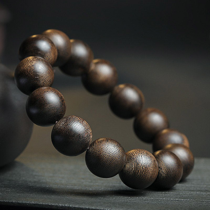 KarmaRipple's 108 Mala Beadwork Agarwood Peace Strength Calm Bracelet p20