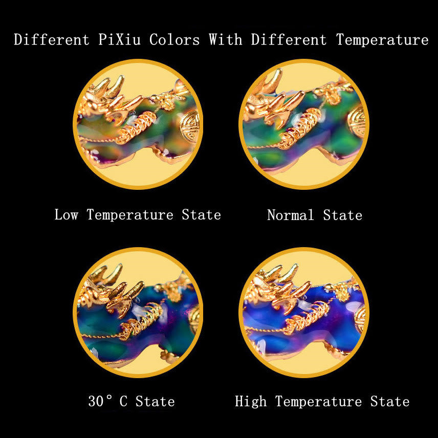 KarmaRipple's Feng Shui PiXiu Color Change Bronze Coin Beadwork Wealth String Bracelet p5