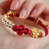 True Love Knot&Gold Peach Blossom(Wrist Circumference 14-19cm)