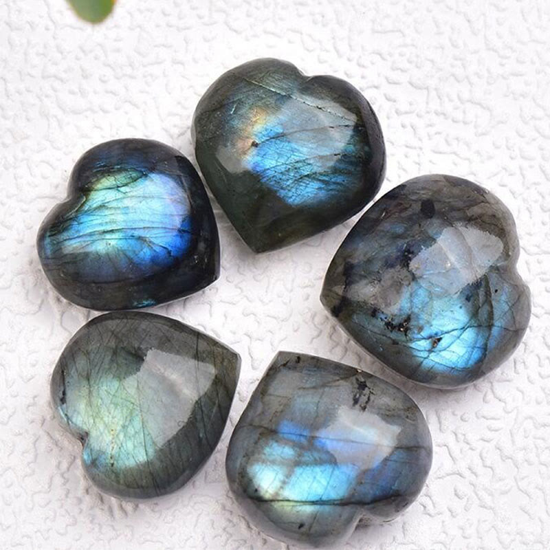 KarmaRipple's Labradorite Love Heart Support Pendant Necklace p6