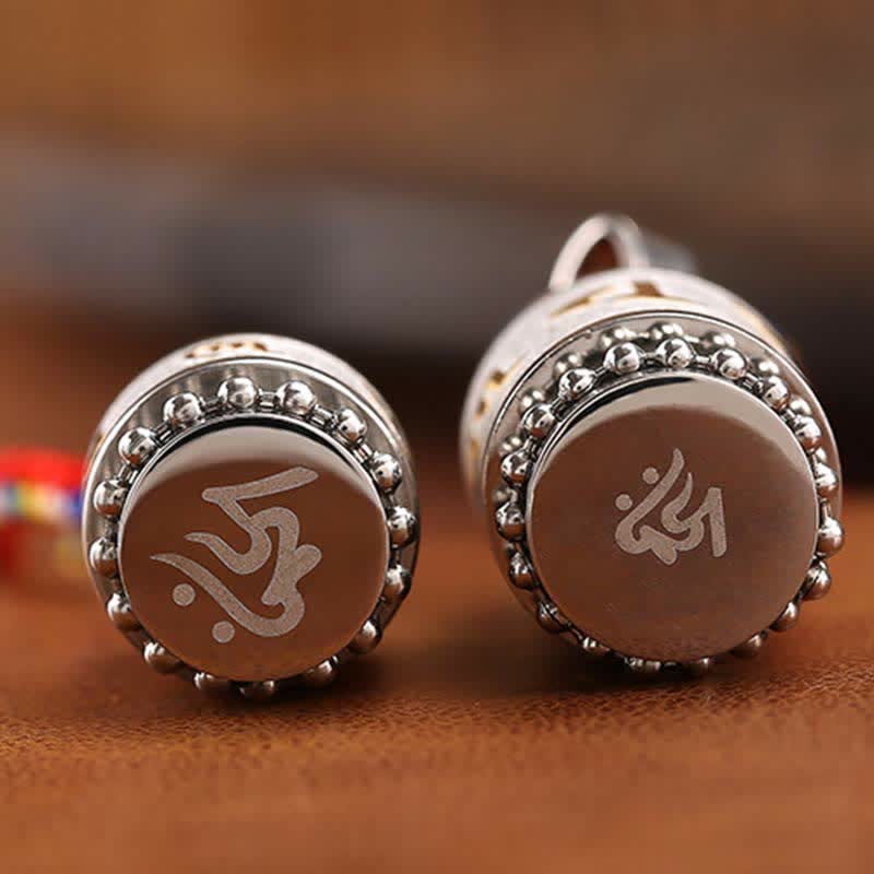 KarmaRipple's Tibet Om Mani Padme Hum Shurangama Mantra Titanium Steel Wisdom Amulet Pendant Necklace p29