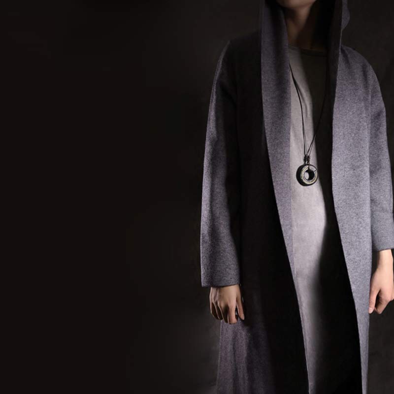 KarmaRipple's Zen Circle Ebony Wood Peace Calm Pendant Necklace p7