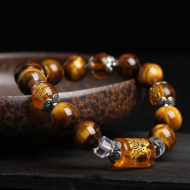 KarmaRipple's Tiger Eye Bead Fortune Prosperity Bracelet p3