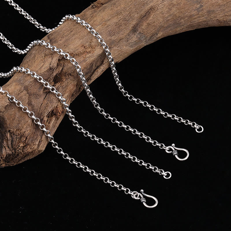 KarmaRipple's 925 Sterling Silver Zakiram Goddess of Wealth Om Mani Padme Hum Peace Pendant Necklace p12