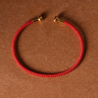 KarmaRipple's Simple Design Handmade Fortune Braid String Cuff Bracelet