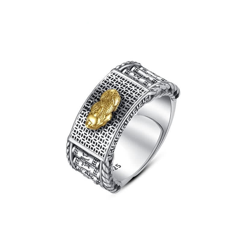 KarmaRipple's Fortunate FengShui PiXiu Wealth Prayer Wheels Pair Ring p10