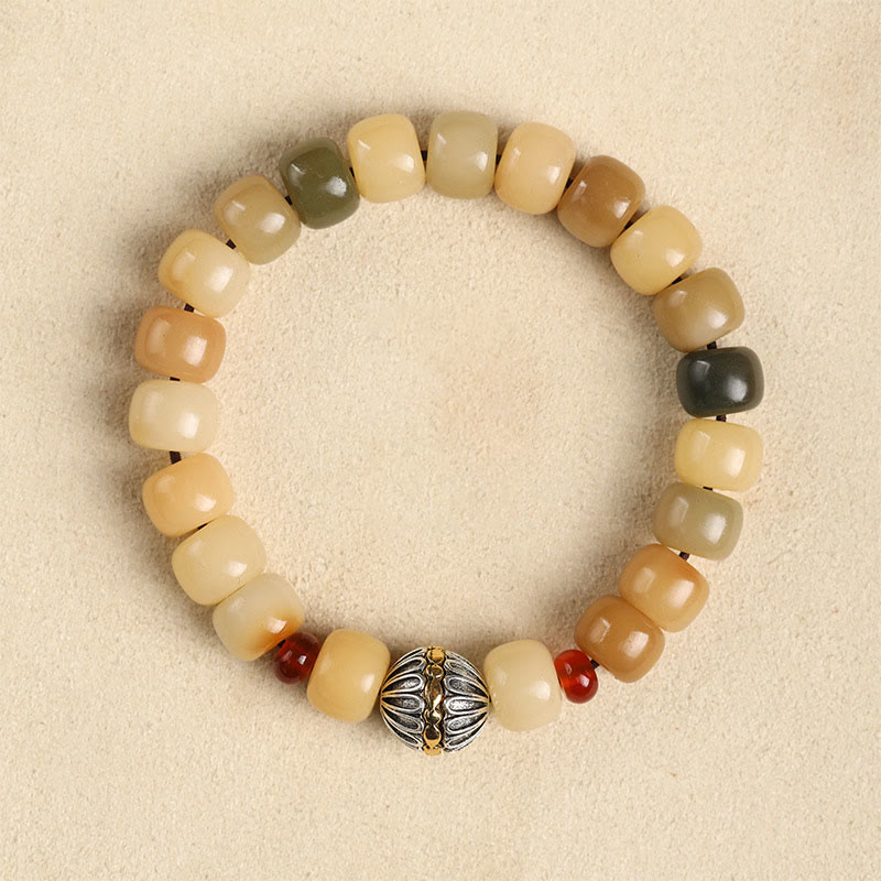 KarmaRipple's Authentic Bodhi Seed The Lord of the Corpse Forest Om Mani Padme Hum Wisdom Bracelet p8
