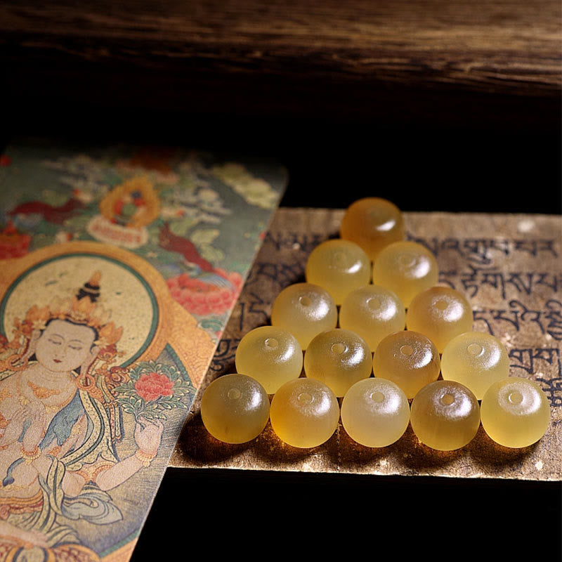 KarmaRipple's Handmade Tibetan Sheep Horn Om Mani Padme Hum Auspiciousness Bracelet p8