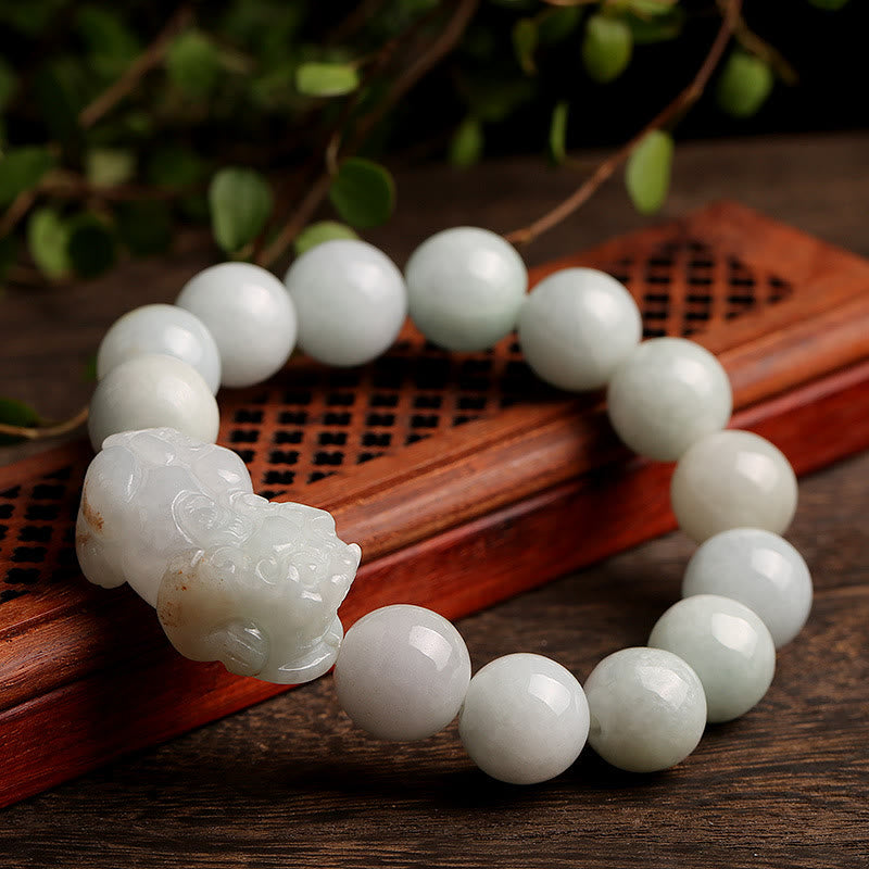 KarmaRipple's Fengshui Wealth Prosperity Jade PiXiu Fortune Bracelet p6