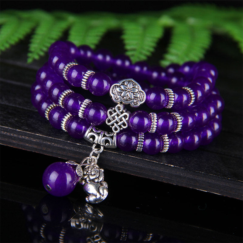 KarmaRipple's The Amethyst Pixiu Wealth Bracelet p2