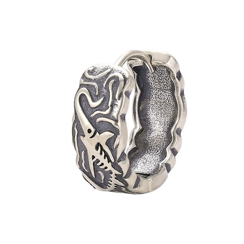 KarmaRipple's Fish Bone Pattern Wealth Earrings p9