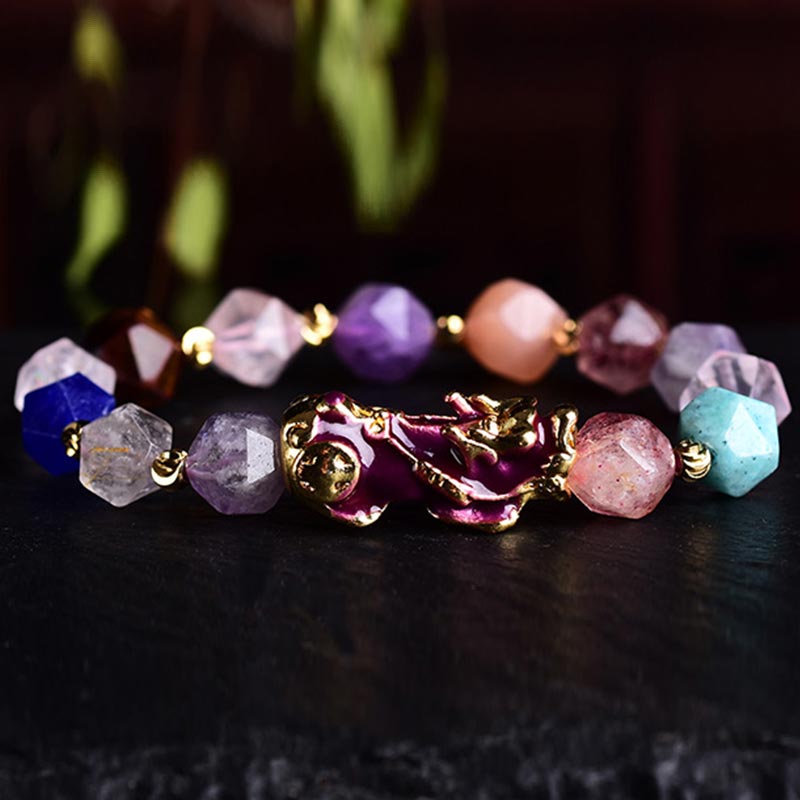 KarmaRipple's FengShui PiXiu Amethyst Fortune Bracelet p2