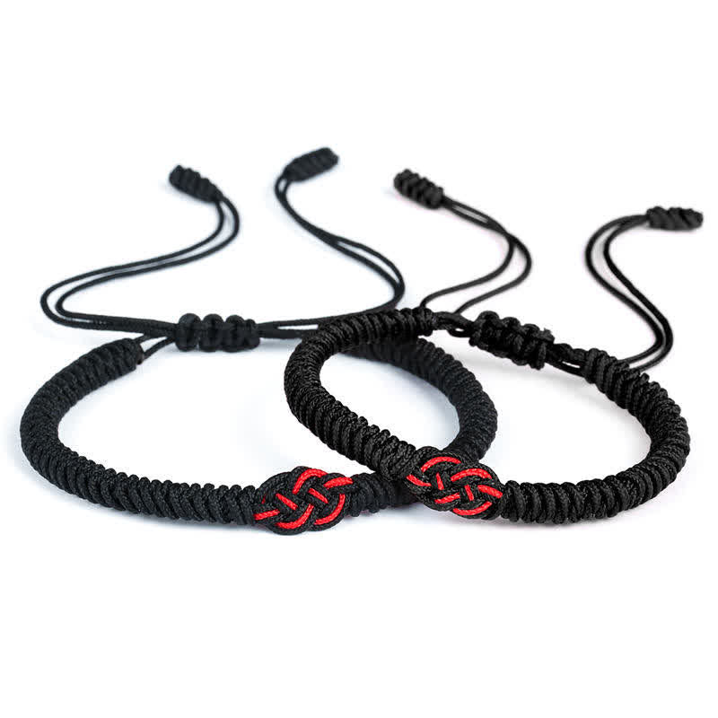 KarmaRipple's 2Pcs Tibetan Fortune Chinese Weave Protection String Bracelet p35