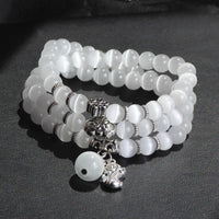 KarmaRipple's Cat Eye PiXiu Support Triple Wrap Bracelet