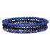 Lazurite&Black Glass Beads&Sodalite(Wrist Circumference 15-19cm)