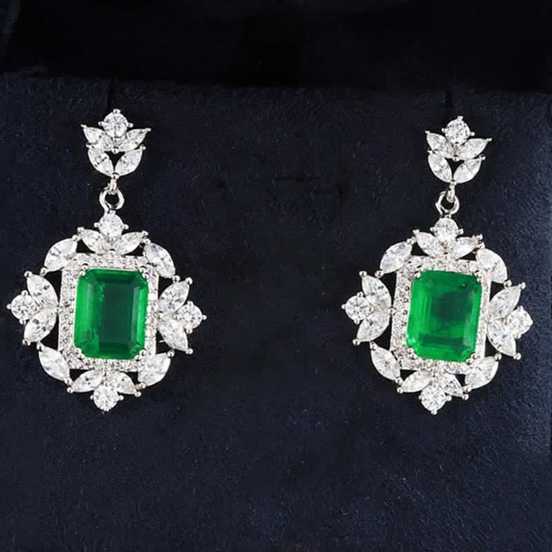 KarmaRipple's Emerald Gemstone Red Corundum Confidence Courage Ring Earrings Pendant Necklace p16