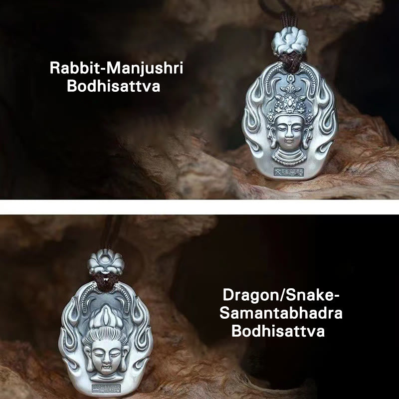 KarmaRipple's Chinese Zodiac Natal Buddha Om Mani Padme Hum Lotus Compassion Pendant Necklace p22