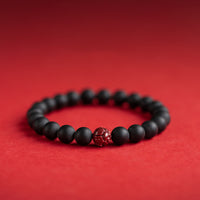 KarmaRipple's Tibetan Cypress Cinnabar Lotus Balancing Bracelet
