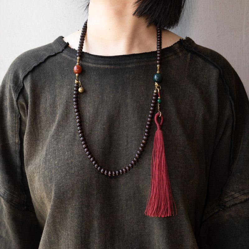 KarmaRipple's 108 Mala Beadwork Authentic Tibet Purple Bodhi Seed Auspiciousness Bracelet p8