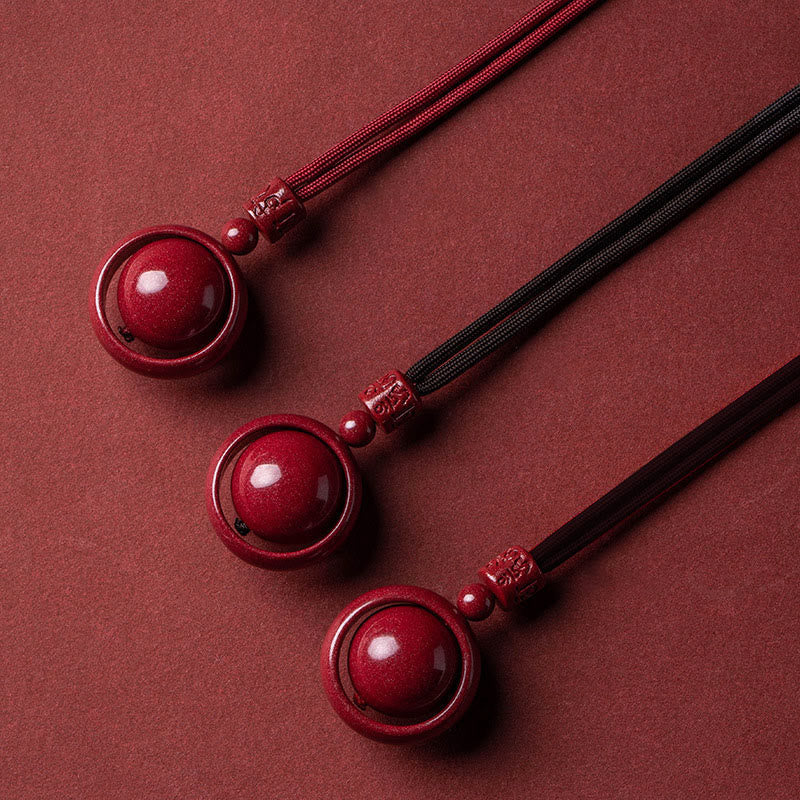 KarmaRipple's Cinnabar Om Mani Padme Hum PiXiu Blessing Fortunate Bead Pendant Necklace p10