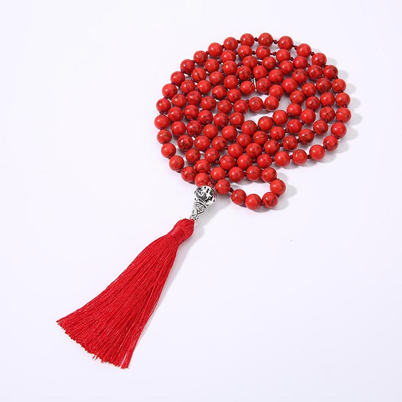 KarmaRipple's 108 Mala Beadwork Prayer Yoga Meditation Pendant p3