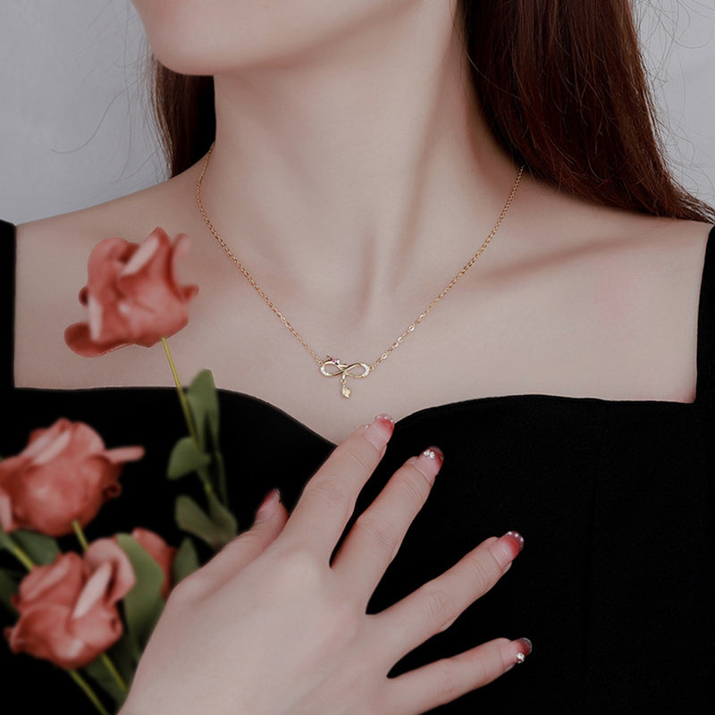 KarmaRipple's 999 Sterling Silver Year Of The Dragon Endless Weave Tail Talisman Protection Pendant Necklace p10