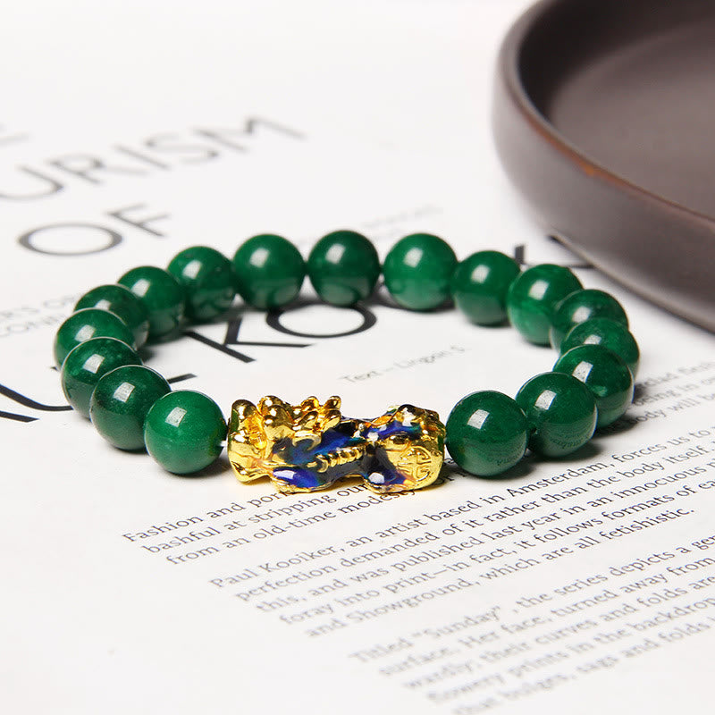 KarmaRipple's Pixiu Jade Abundance Protection Bracelet p3