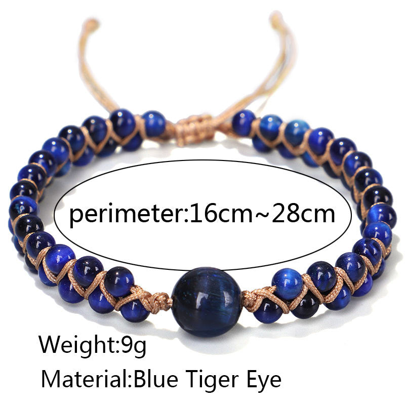 KarmaRipple's Divine Blue Tiger Eye Stone Protection Bracelet p3