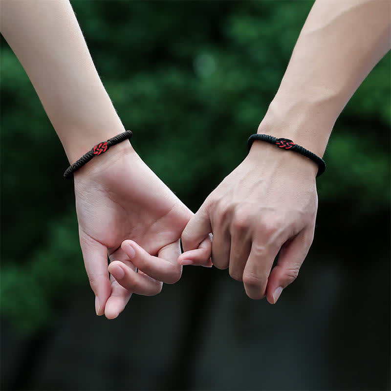 KarmaRipple's 2Pcs Tibetan Fortune Chinese Weave Protection String Bracelet p24