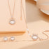 Set (Bracelet+Necklace+Earrings) / Rose Gold