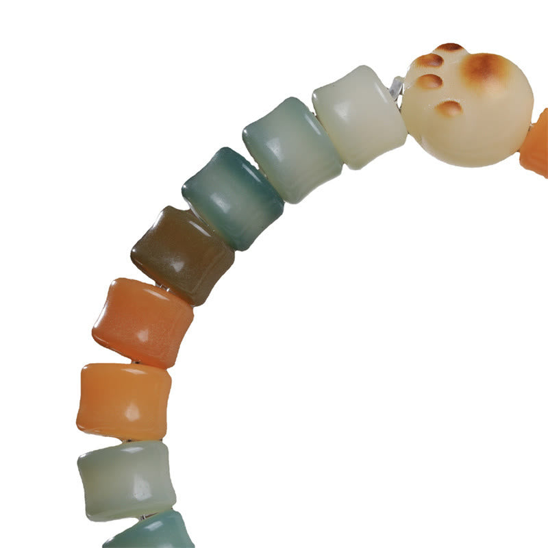 KarmaRipple's Colorful Bodhi Seed Cat Paw Wisdom Bracelet p7