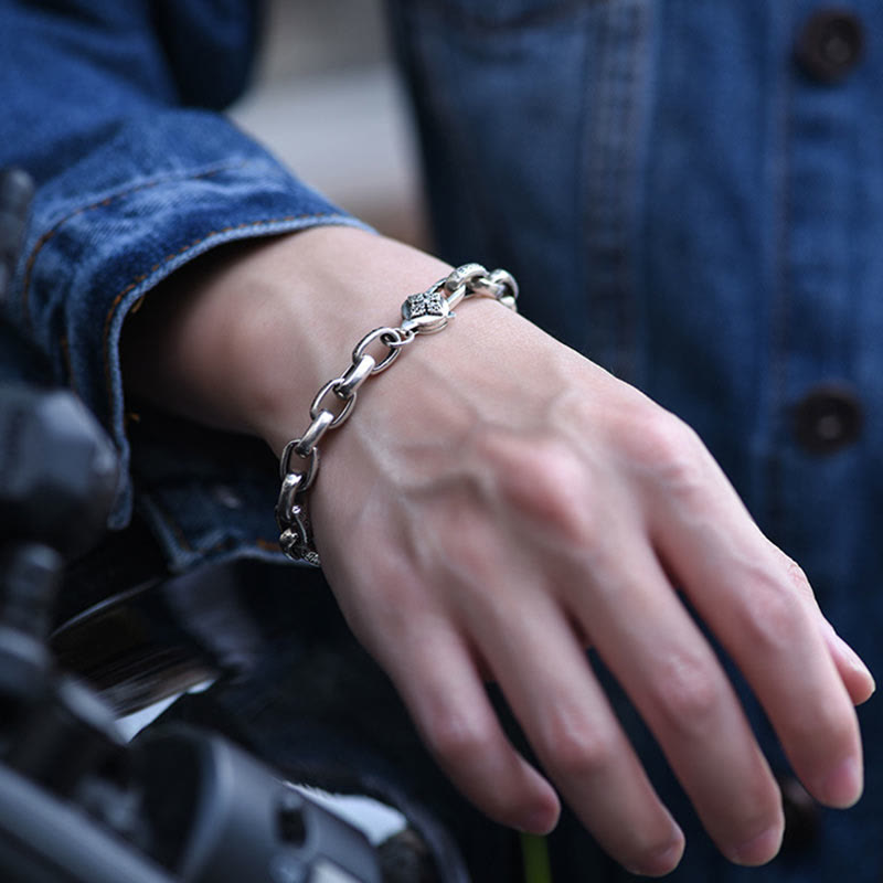 KarmaRipple's 925 Sterling Silver Six True Words Wisdom Calm Bracelet p9