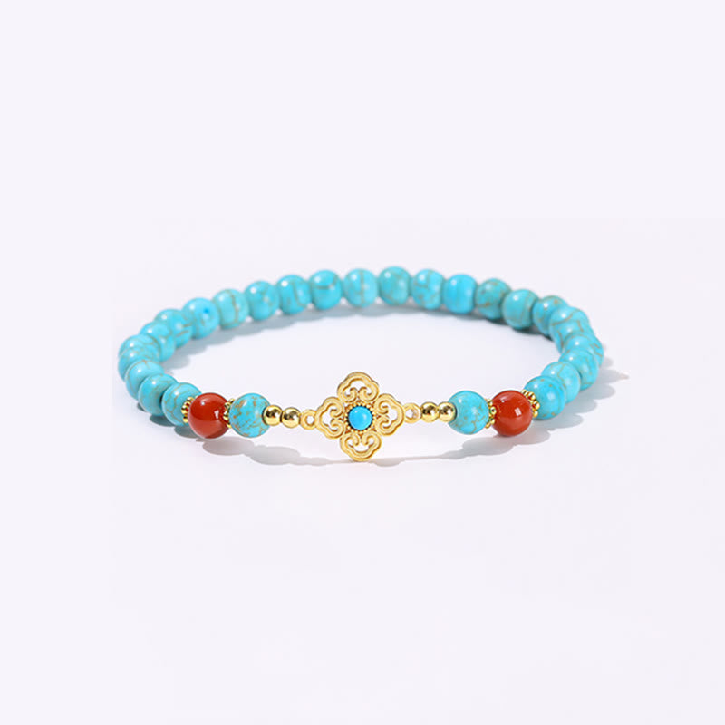 KarmaRipple's Turquoise Bead Protection Balance Bracelet p12